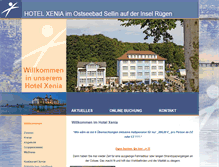Tablet Screenshot of hotel-xenia.de